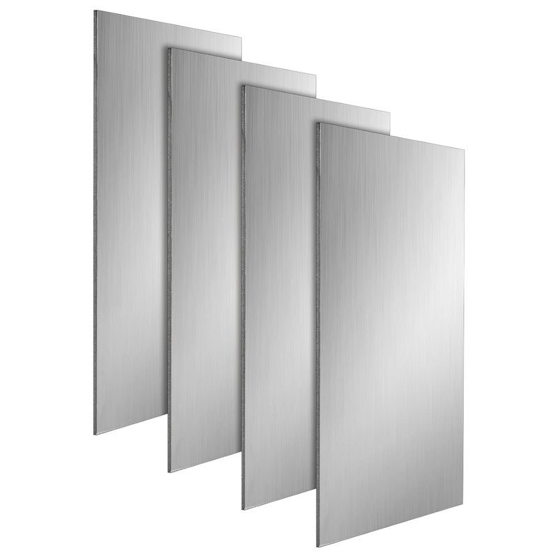 Tlence 4 Pack Titanium Plate Sheets, 4" x 4'' x 0.04" Titanium Metal Sheet, 1mm Thick TA1 Alloy Plates for Metalwoking DIY Craft - Image 5